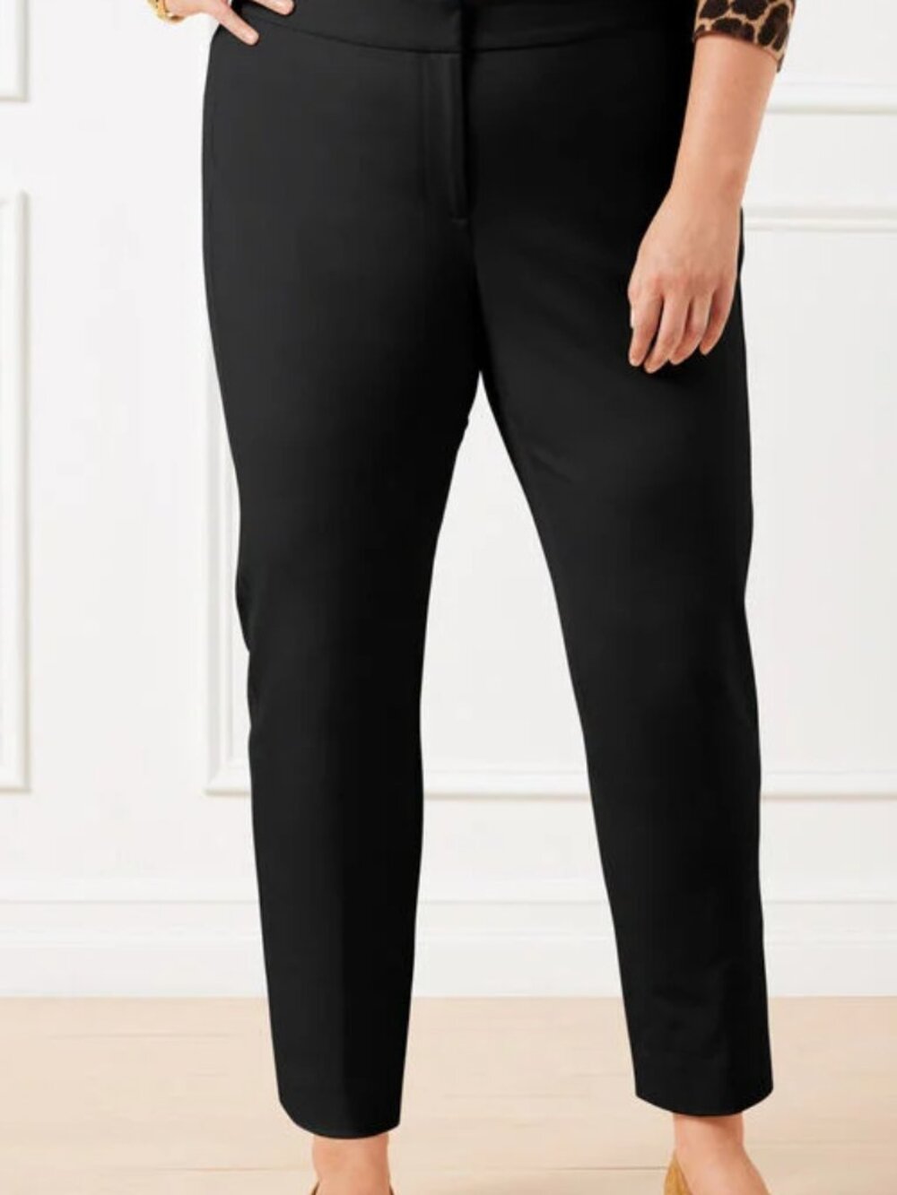 Talbots Chatham Ankle Pants, Black, Size 20W, Very gently worn